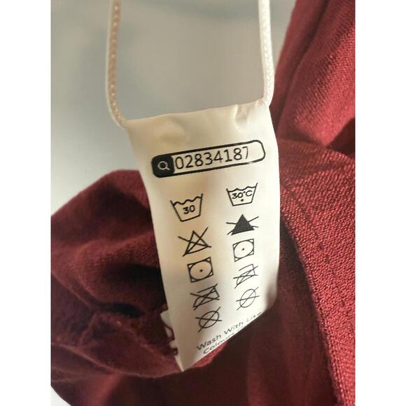 NWT Halara Red Side Tie Wrap Skort Athletic Casual Mini Skirt Size Small - Picture 6 of 7